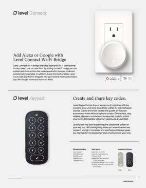 Level Keypad & Connect