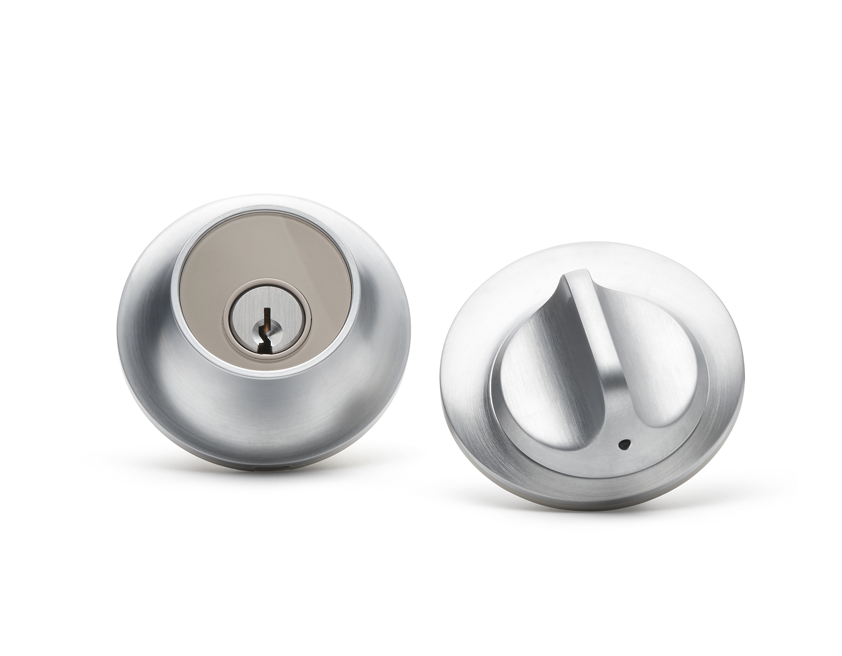 Level Lock Satin Chrome Hero