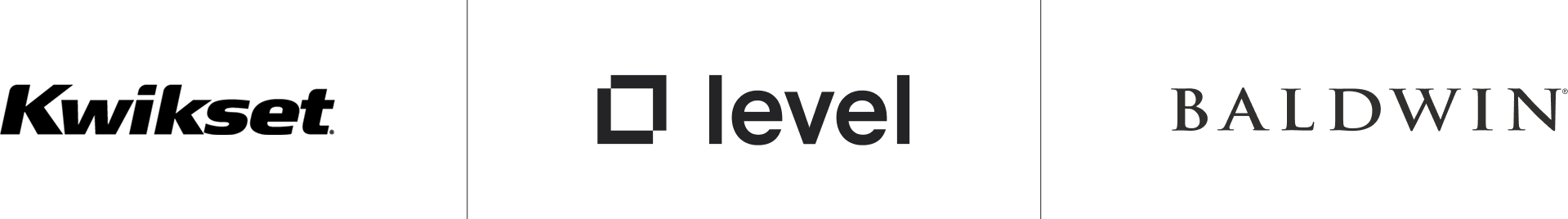 Kwikset x Level x Baldwin
